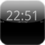 simple clock wallpaper android application logo